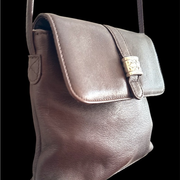 Fossil Dark Brown Leather Crossbody Bag - Picture 2 of 6